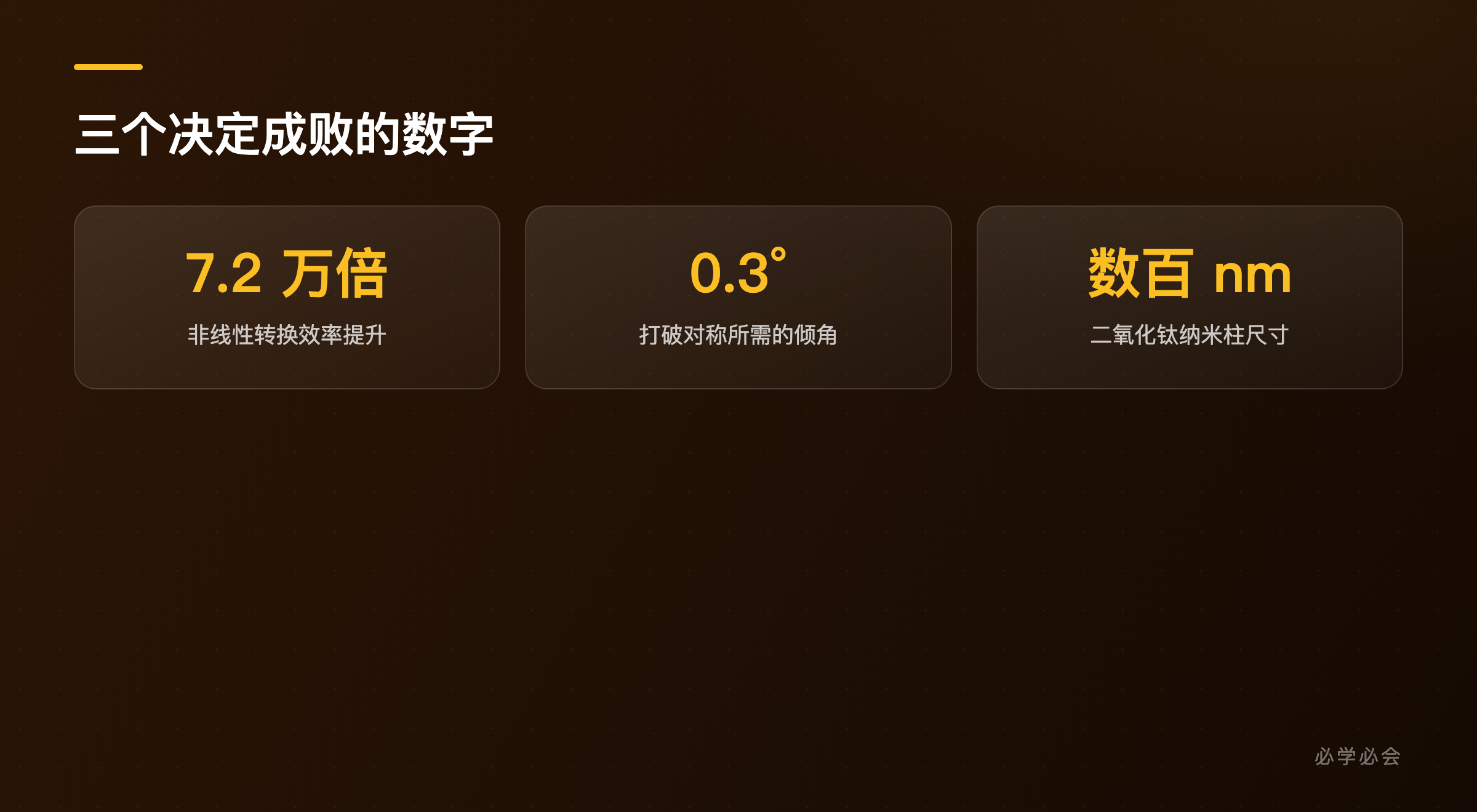 关键数字