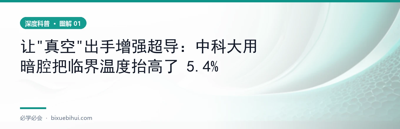 暗腔增强超导的原理