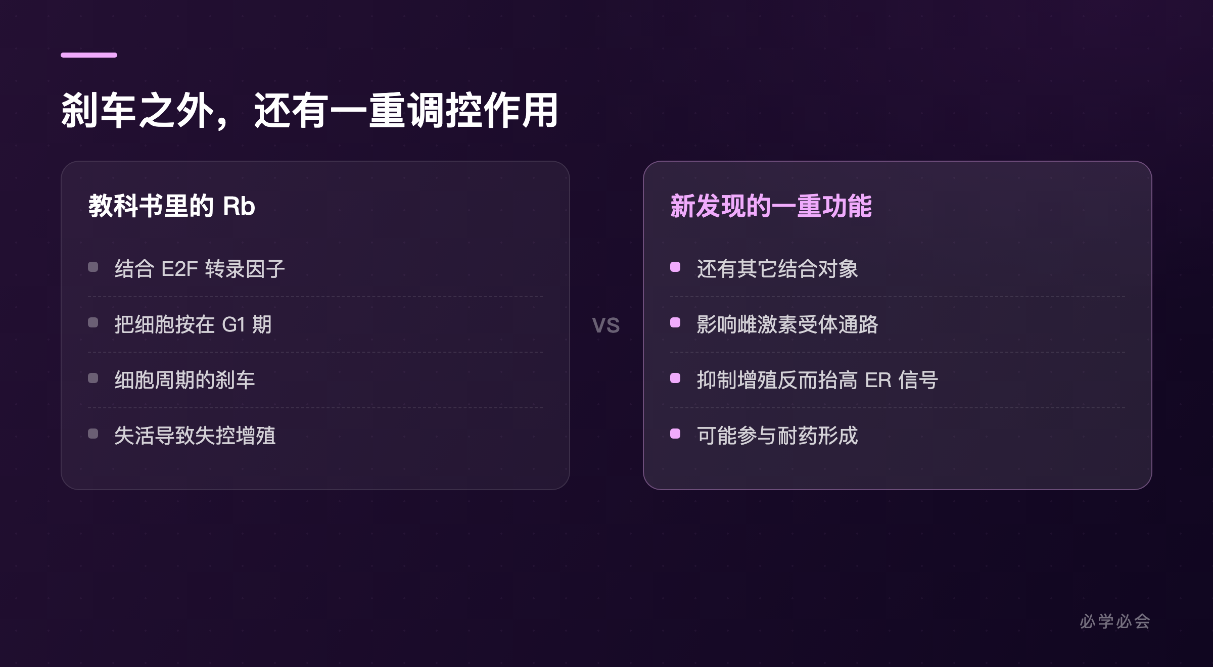 Rb 蛋白的两重身份
