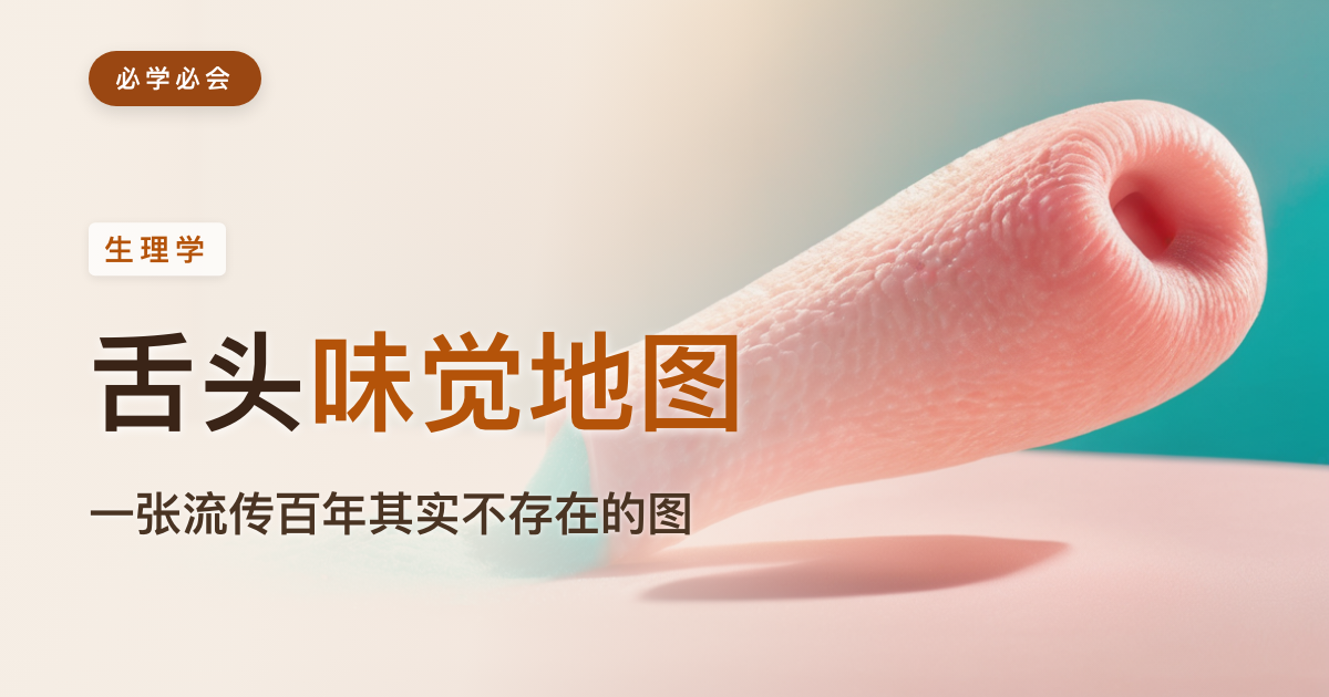 舌头味觉地图:一张流传百年、其实不存在的图